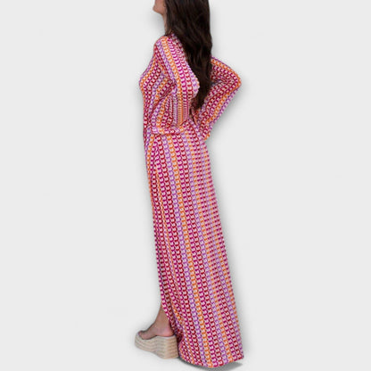 Comfy V-Neck Summer Maxi Dress