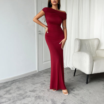 Sexy Off Shoulder Floor Length Evening Gown