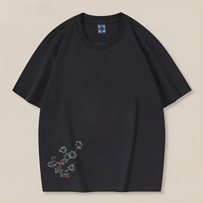 Floral Pattern Casual Tee