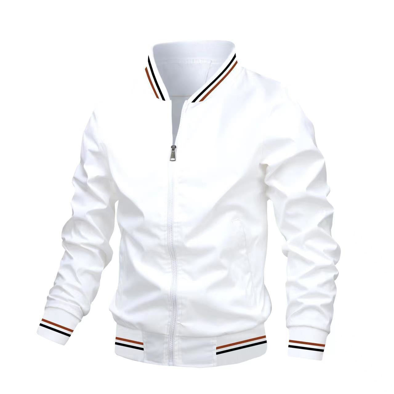Waterproof Slim Fit Mens Zip Jacket