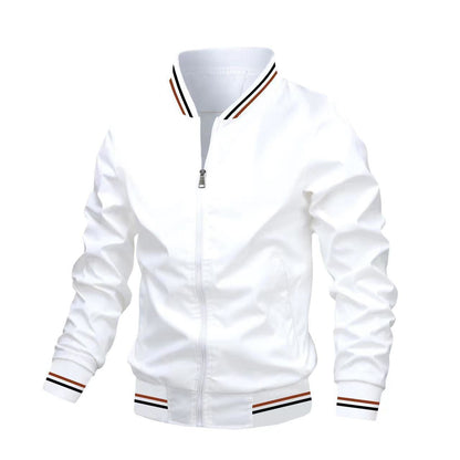 Waterproof Slim Fit Mens Zip Jacket