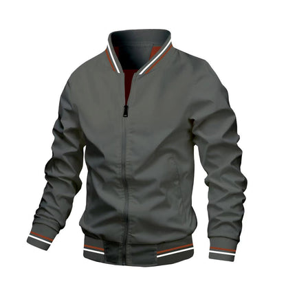 Waterproof Slim Fit Mens Zip Jacket