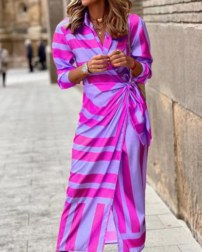 Chic V-Neck Sundress with Sleeves