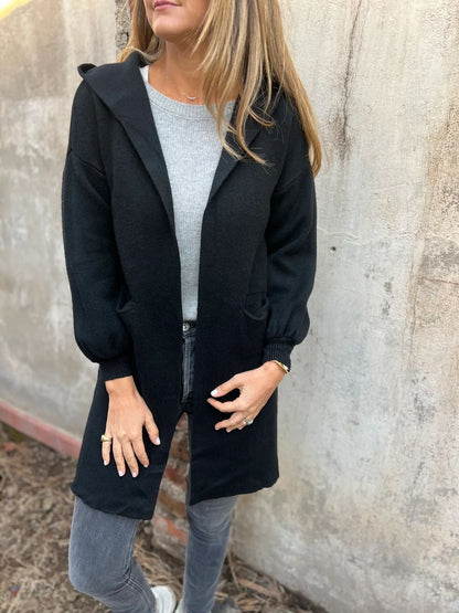 Cozy Hooded Sweater for Daily Wear