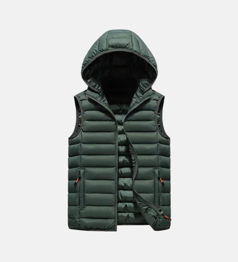 Warm Padded Mens Waistcoat Coat