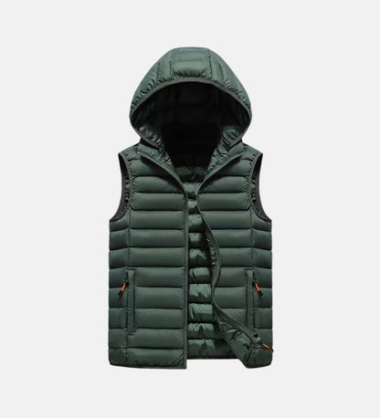 Warm Padded Mens Waistcoat Coat