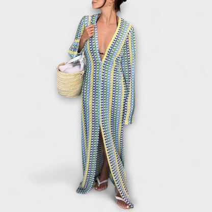 Comfy V-Neck Summer Maxi Dress