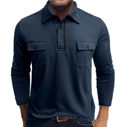 Classic Fit Men's Polo Shirt with Pocket
