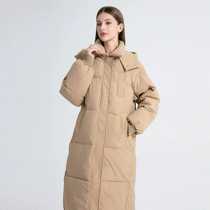 Warm Thick Down Filled Women's Parka Coat