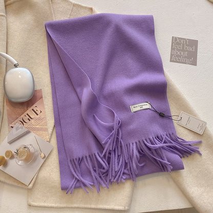 Cozy Lightweight Fringe Scarf Wrap