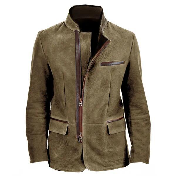 Stylish Men's Slim Fit Zip Jacket