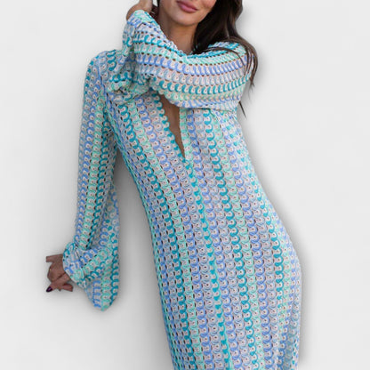 Comfy V-Neck Summer Maxi Dress