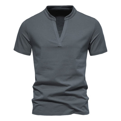 Classic Fit Mens V-Neck Tee Shirt - Vossary