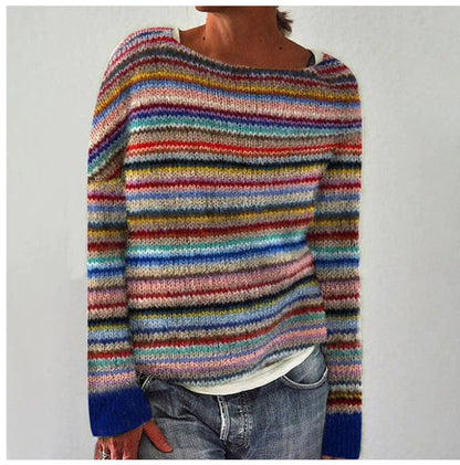 Women's Soft Warm Knit Pullover Sweater - EasyApparels