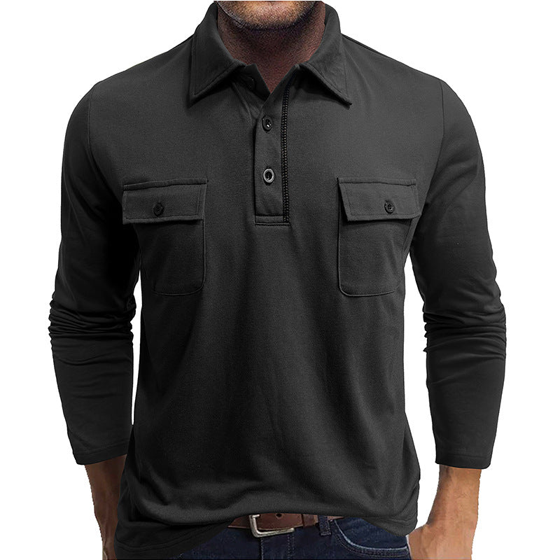Classic Fit Men's Polo Shirt with Pocket