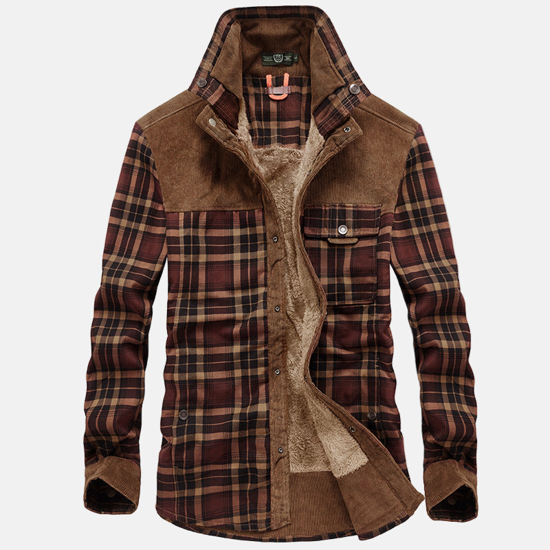 Rustic Plaid Flannel Shirt
