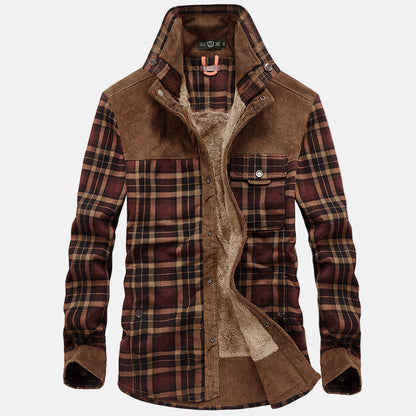Rustic Plaid Flannel Shirt