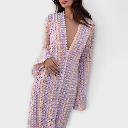 Comfy V-Neck Summer Maxi Dress