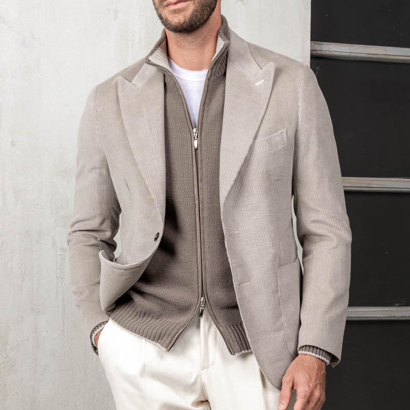 Classic Corduroy Blazer for Men - EasyApparels