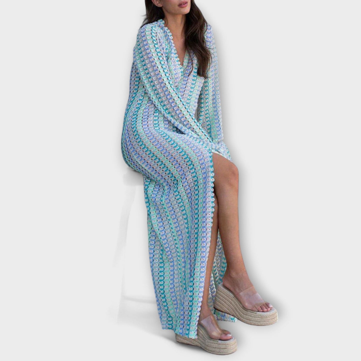 Comfy V-Neck Summer Maxi Dress