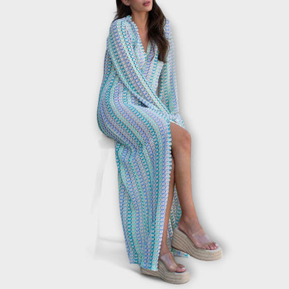 Comfy V-Neck Summer Maxi Dress