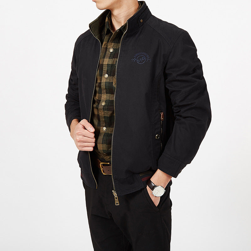 Men's Reversible Zip Jacket Standard Fit Breathable