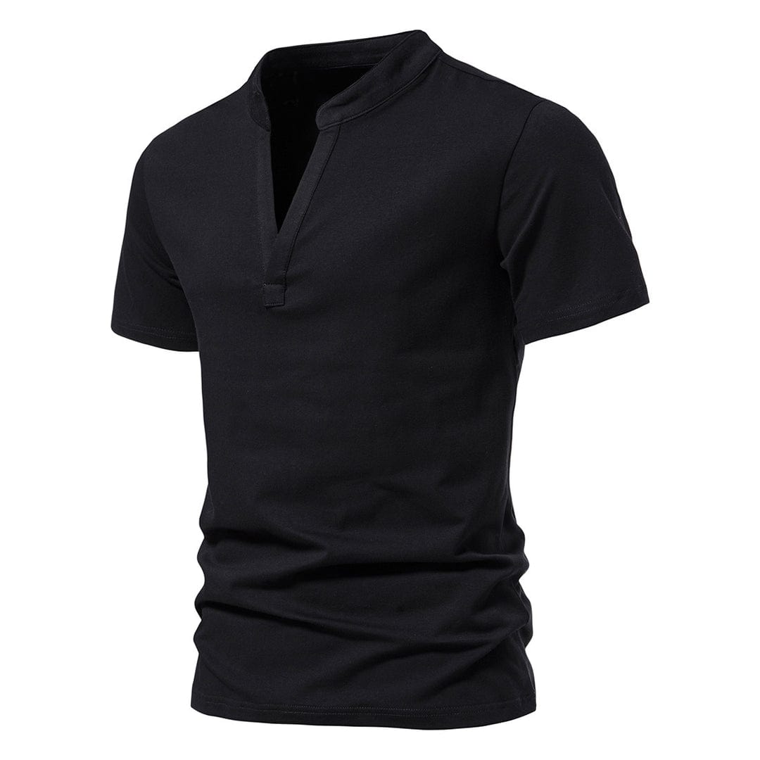 Classic Fit Mens V-Neck Tee Shirt