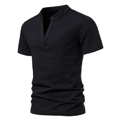 Classic Fit Mens V-Neck Tee Shirt