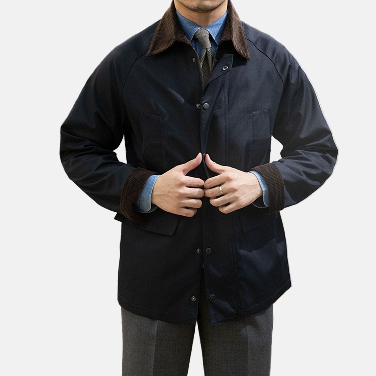 Classic Casual Cotton Coat - Vossary