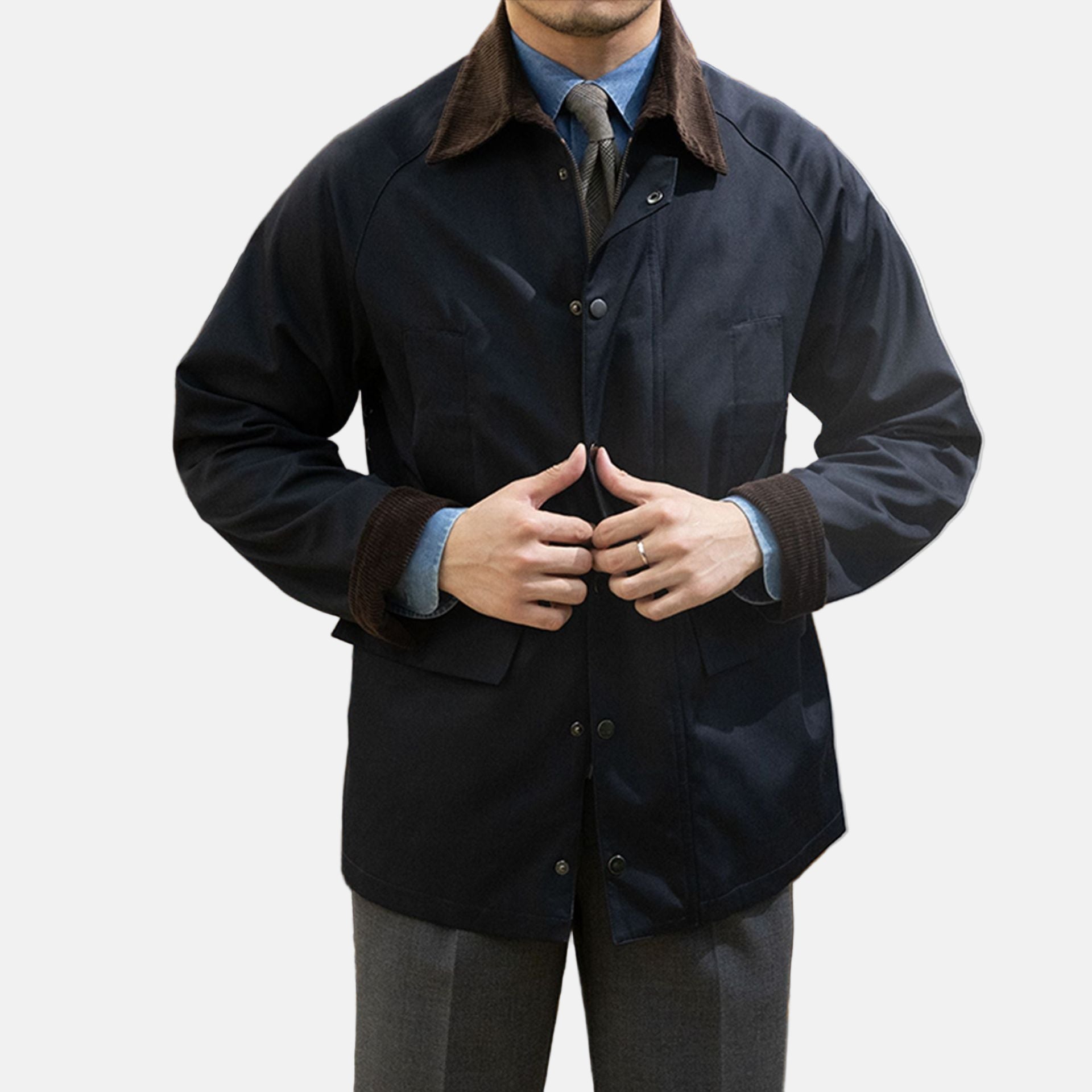 Classic Casual Cotton Coat - Vossary