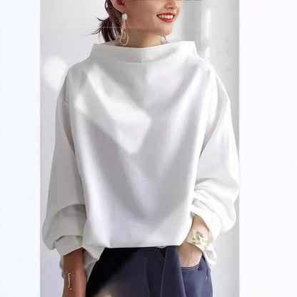 Elegant High Neck Women's Blouse