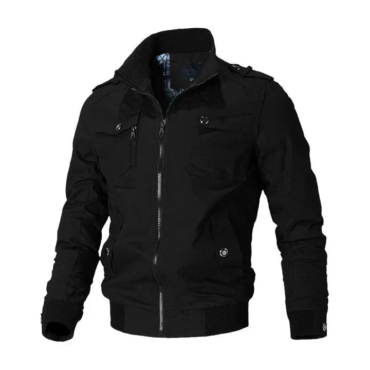 Classic Flight Leather Jacket - Vossary