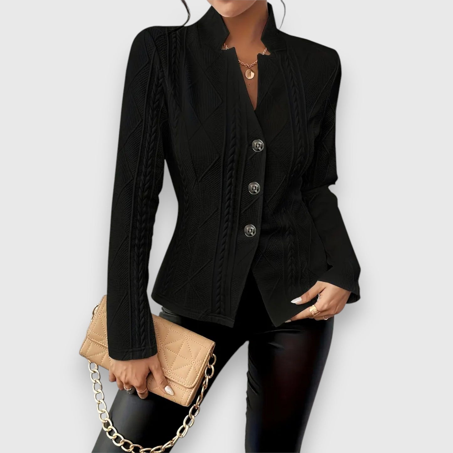 Tailored Fit Cotton Blazer Jacket