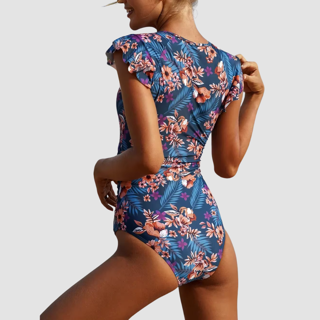 Easy On Zip Front Swimsuit