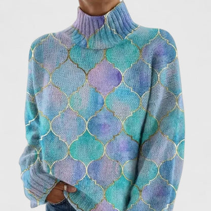 Elegant Women's Knitted Sweater - Vossary