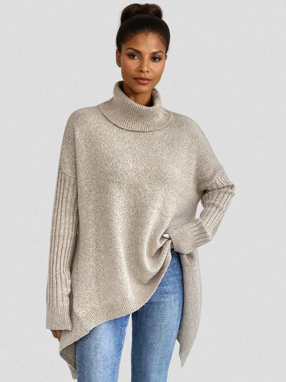 Classic Crew Neck Long Sleeve Sweater - Vossary