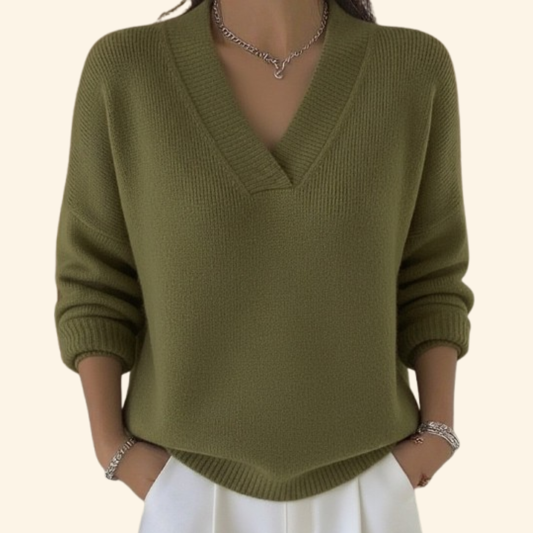 Auvie | Classic Crew Neck Sweater