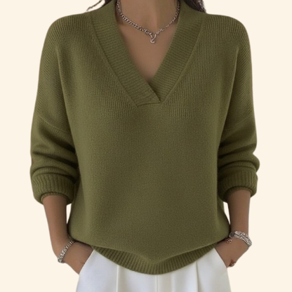 Auvie | Classic Crew Neck Sweater