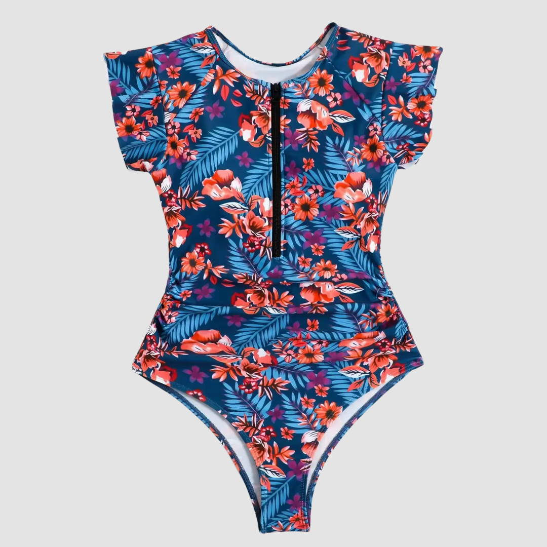 Easy On Zip Front Swimsuit