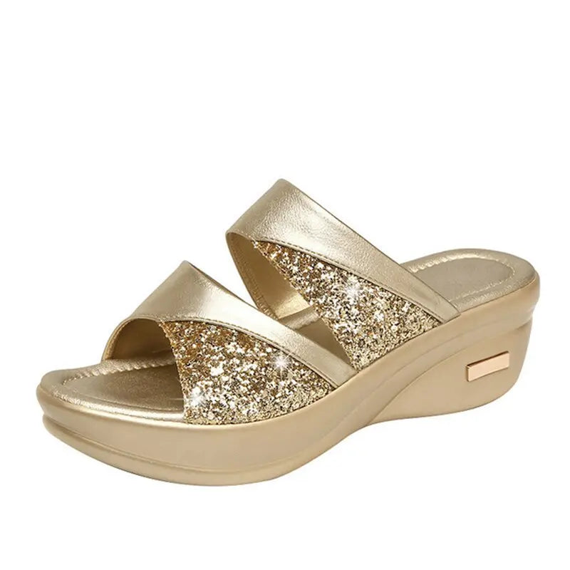 Women's Cozy Open-Toe Comfort Slippers