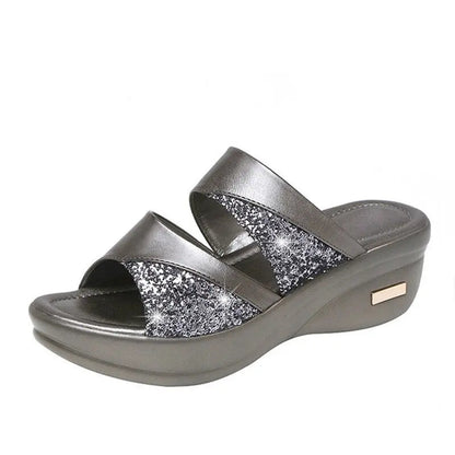 Comfy Women's Open Toe Slipper Shoes - Vossary