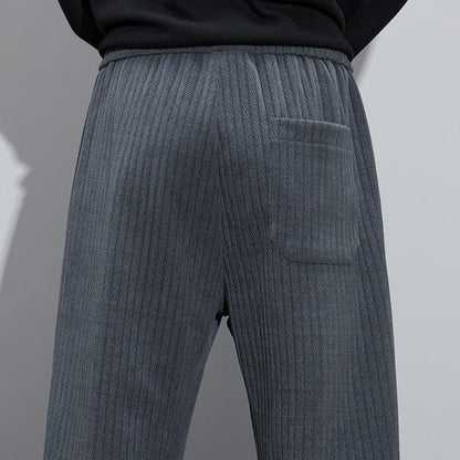 Luxurious Black Velvet Trousers