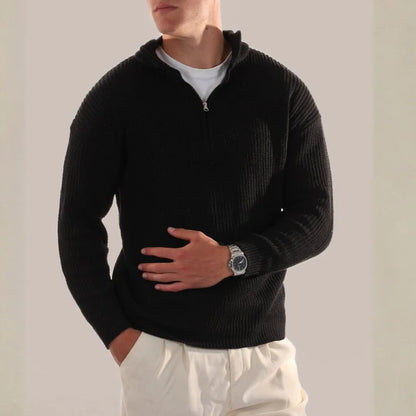 Men's Classic Zip Up Sweater - EasyApparels