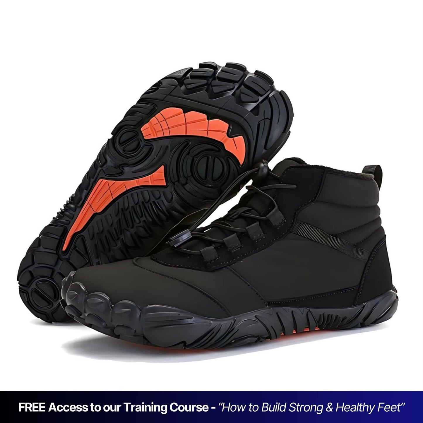 Natural Fit Minimalist High-Top Sneakers - EasyApparels
