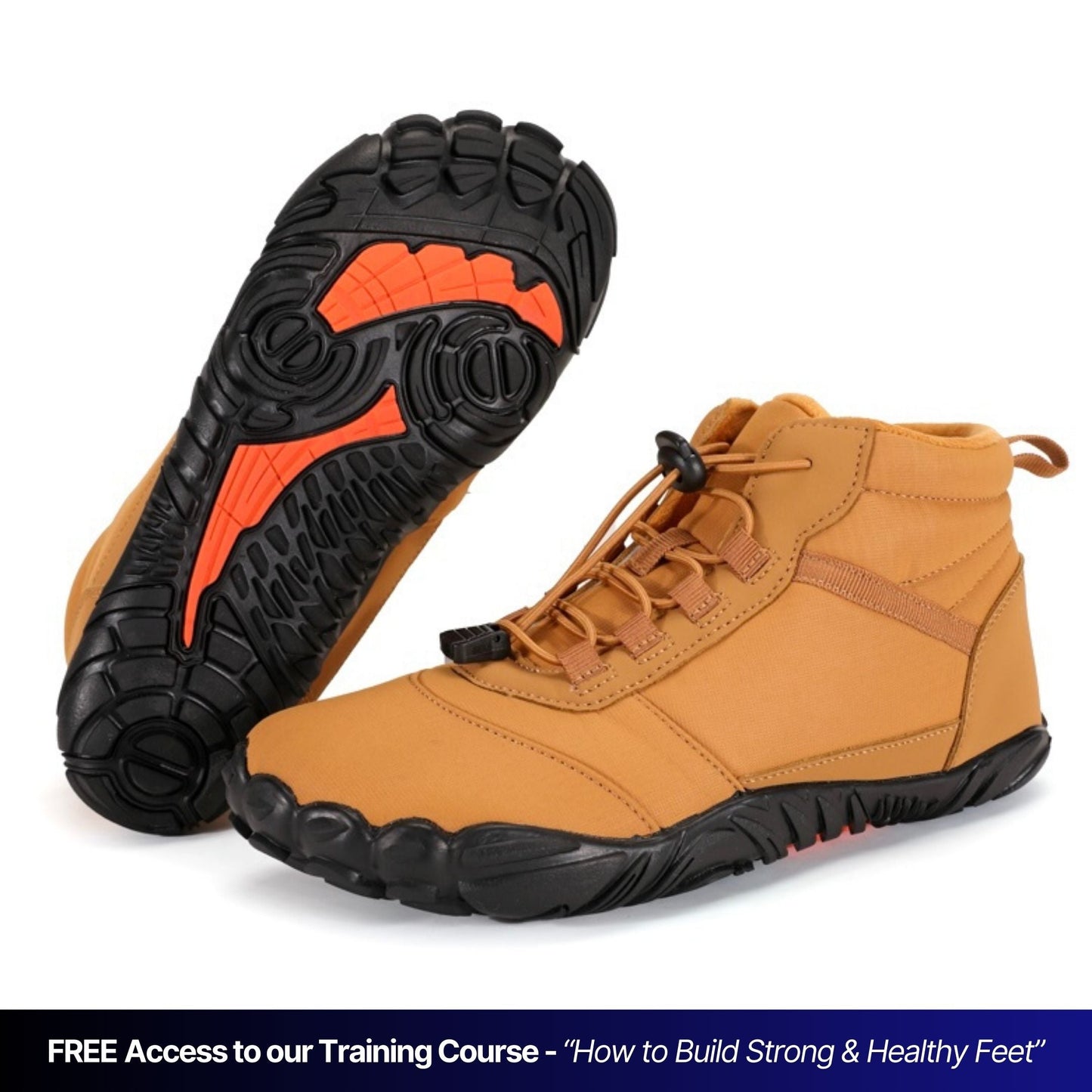 Natural Fit Minimalist High-Top Sneakers
