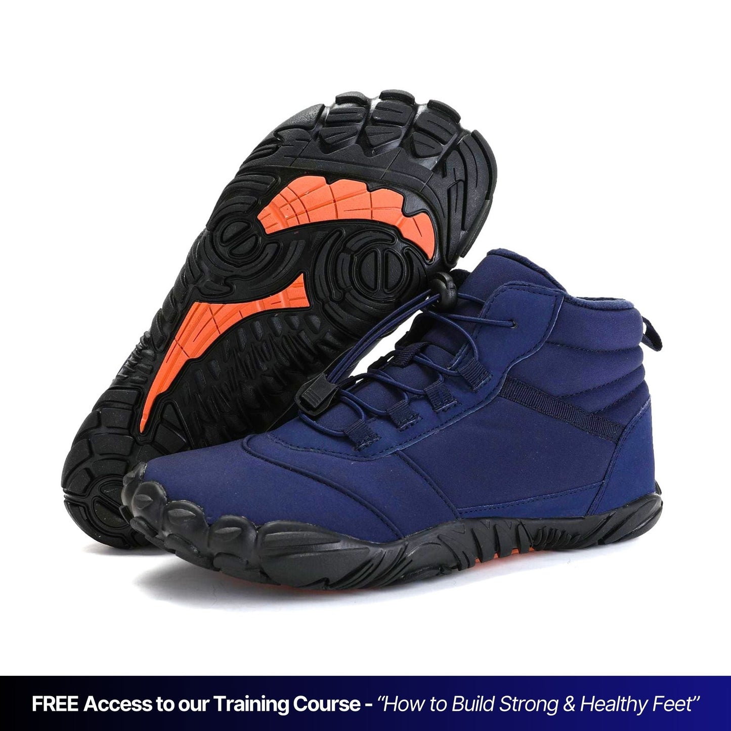 Natural Fit Minimalist High-Top Sneakers