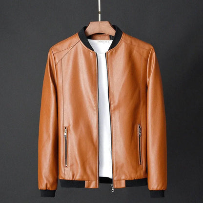 Timeless Synthetic Leather Coat