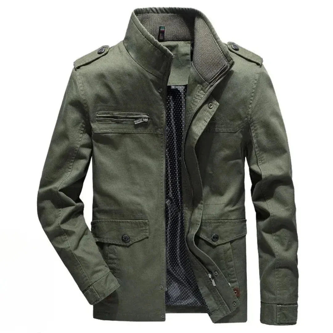 Waterproof Zip Up Chest Padded Coat - EasyApparels
