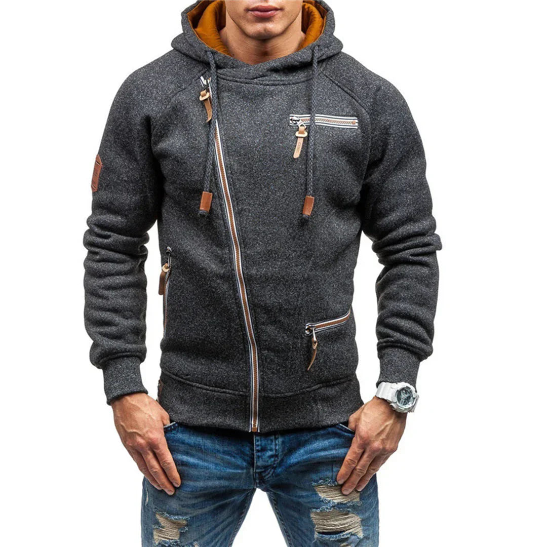 Comfy Mens Hooded Sweatshirt with Pockets
