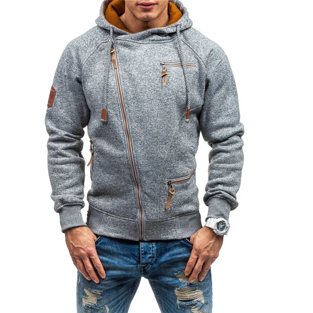 Comfy Mens Hooded Sweatshirt with Pockets - Vossary